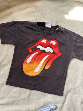Zara Rolling Stones Graphic Tee